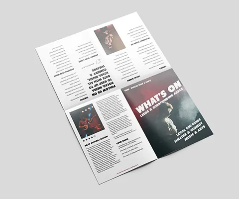 Cross Fold pp Leaflet