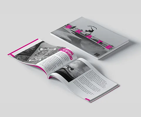 Short Edge Perfect Bound Brochure