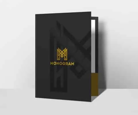Glued Presentation Folder